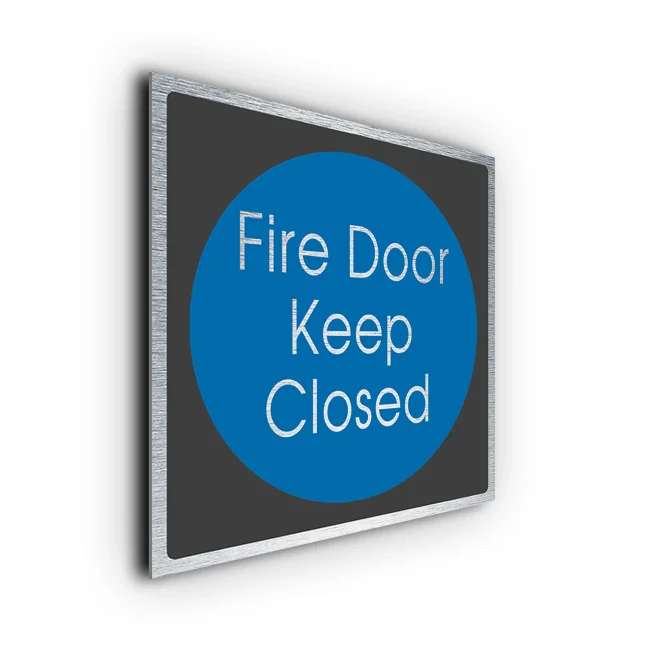 Fire Door Keep Closed FDKC207-GS Fire Door Keep Closed Sign
