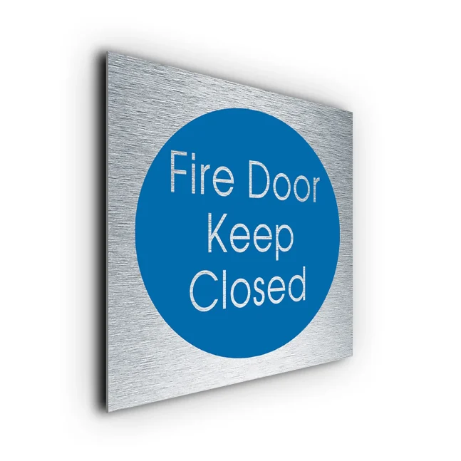 Fire Door Keep Closed FDKC207-SB Fire Door Keep Closed Sign