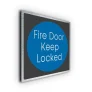 Fire Door Keep Locked Sign
