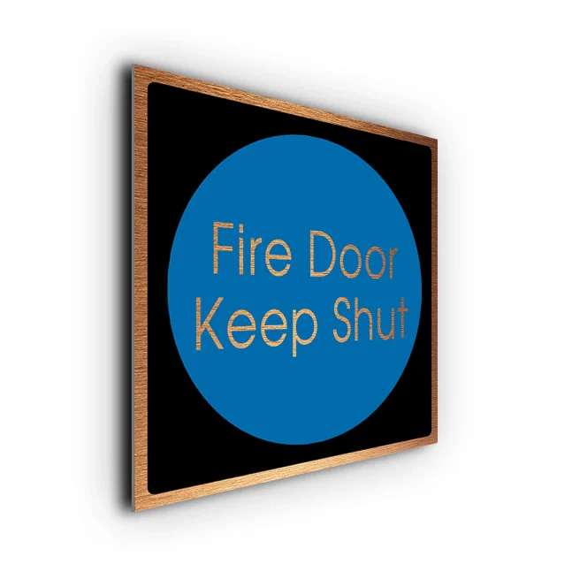 Fire Door Keep Shut FDKS205-BC Fire Door Keep Shut Sign
