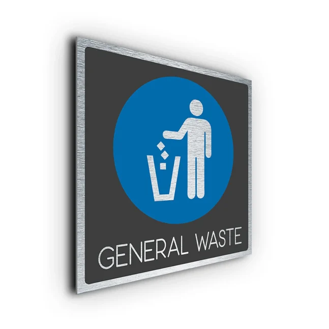 General Waste Sign COM202-GS General Waste Sign