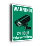 Warning 24 Hour Video Surveillance CCTV Sign