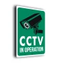 Green CCTV Sign