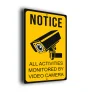 Notice Monitored CCTV Sign