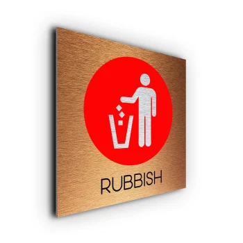 Rubbish Sign