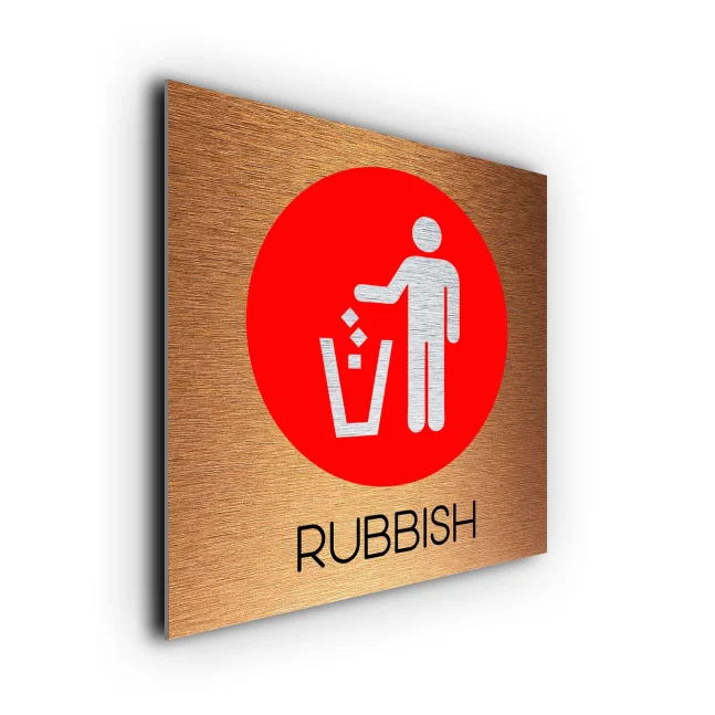 Rubbish Signs Rubbish Sign