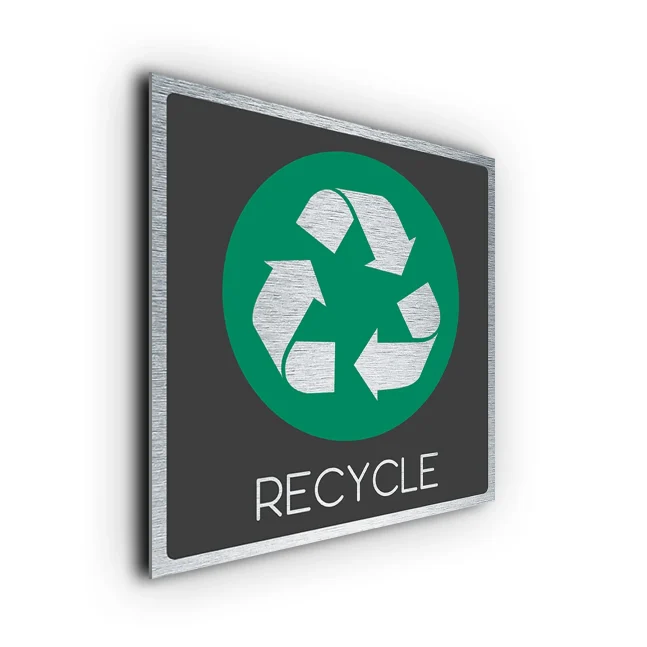 Self Adhesive Recycle Signs Recycle Sign