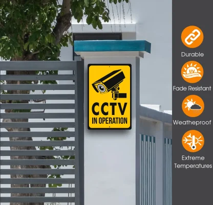 Outdoor CCTV Sign