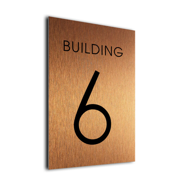 Building Number Sign BLD222-CB Building Number Sign