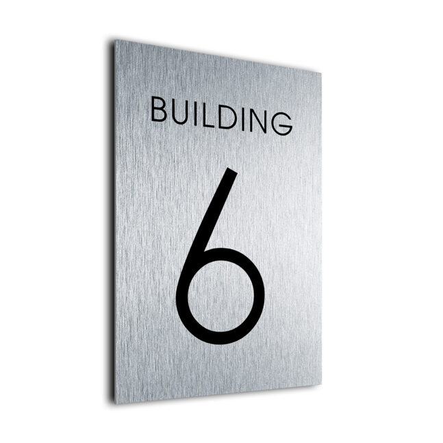 Building Number Sign BLD222-SB Building Number Sign