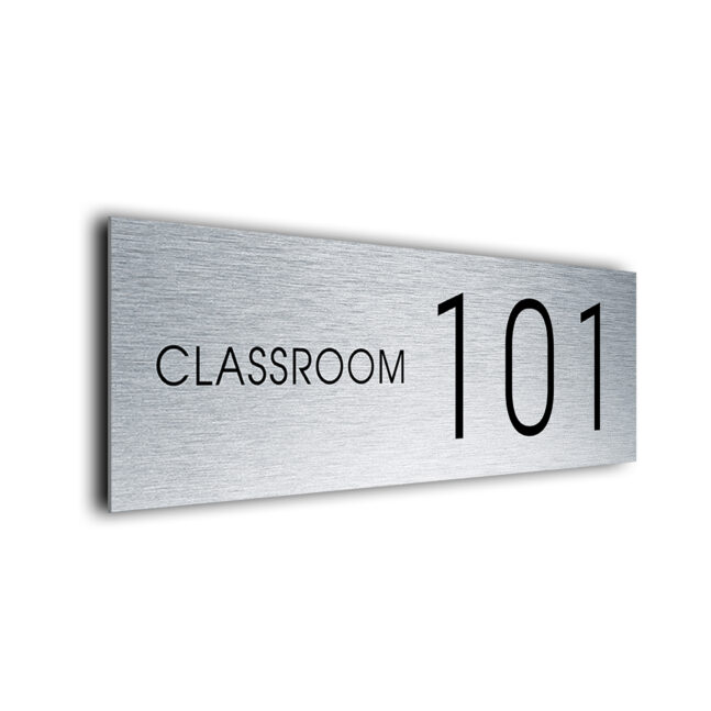 Classroom Number Sign CLA231-SB Classroom Number Sign