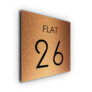 Flat Number Sign