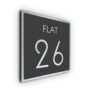 Flat Number Sign