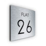 Flat Number Sign