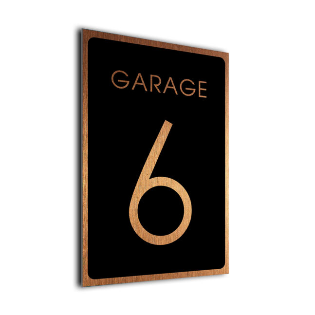 Garage Number Sign GAR228-BC Garage Number Sign