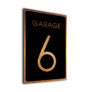 Garage Number Sign