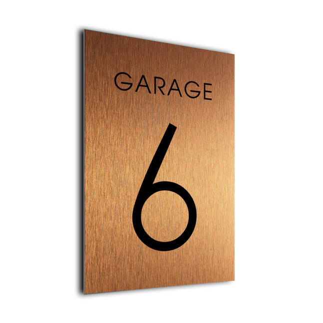 Garage Number Sign GAR228-CB Garage Number Sign