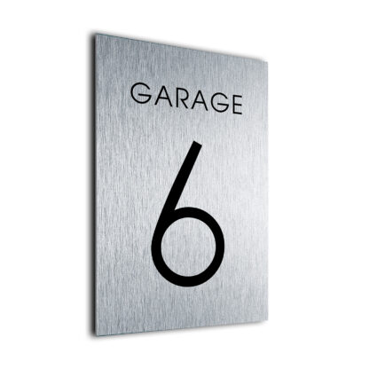 Garage Number Sign