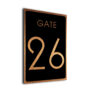 Gate Number Sign