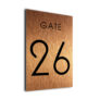 Gate Number Sign