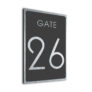 Gate Number Sign