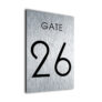Gate Number Sign