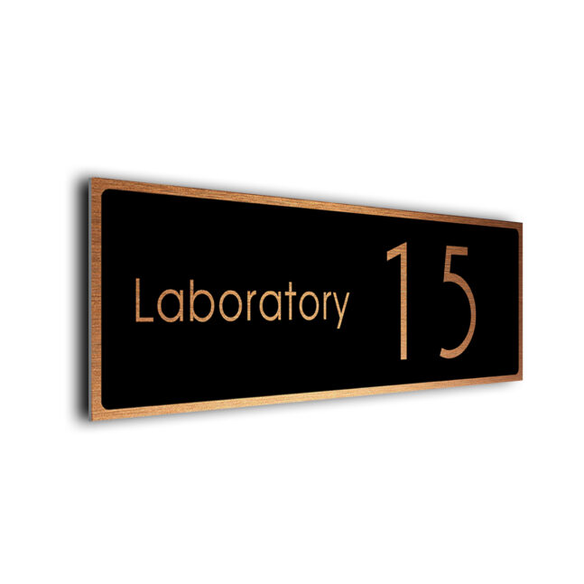 Laboratory Number Sign LAB229-BC Laboratory Number Sign