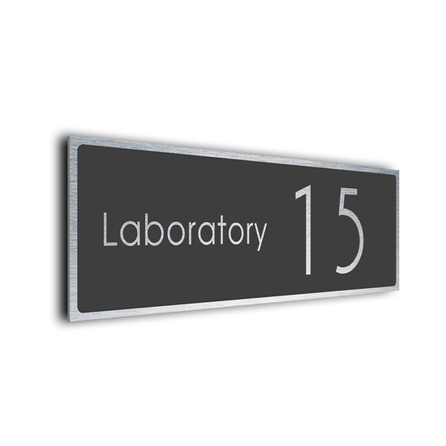 Laboratory Number Sign