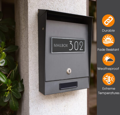 Mailbox Number Sign