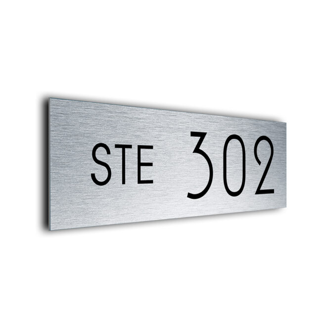 STE Number Sign STE226-SB 12x4 STE Number Sign