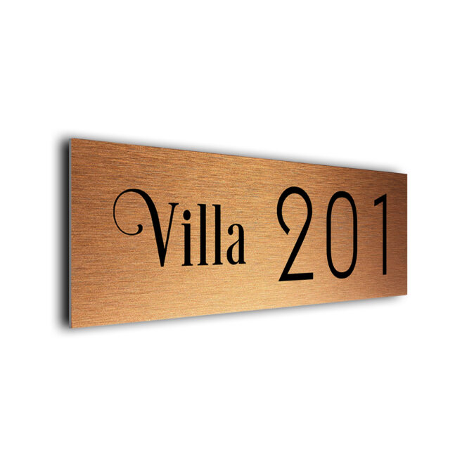 Villa Number SignVIL223-CB Villa Number Sign