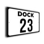 Dock Number Sign
