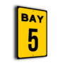 Bay Number Sign