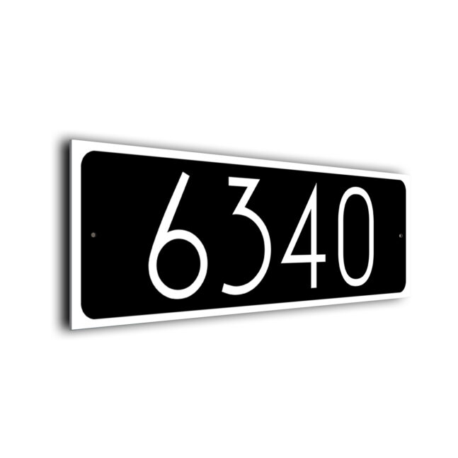 Custom Number Sign