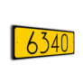 Custom Number Sign