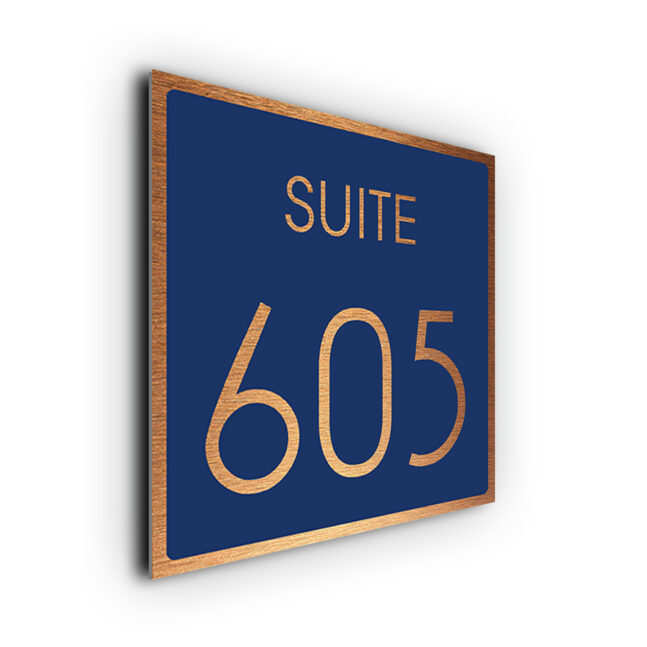 Navy Hotel Room Signs