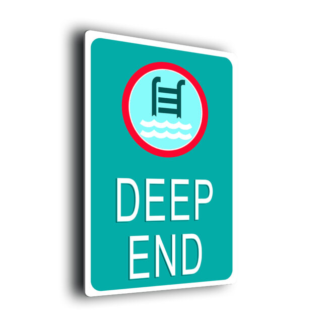 Pool Signs-Deep End