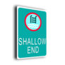 Pool Sign-Shallow End