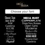 Decamoda.com Choose Your Sign Font