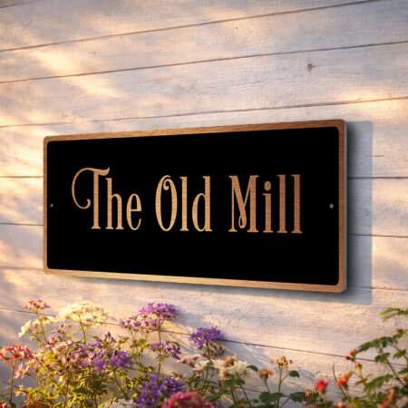 Custom House Name Sign