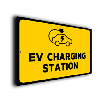 EV Charging Station Sign