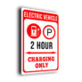 EV 2 Hour Charging Point Sign